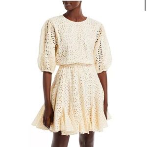 RHODE Molly Dress Open Back Eyelet